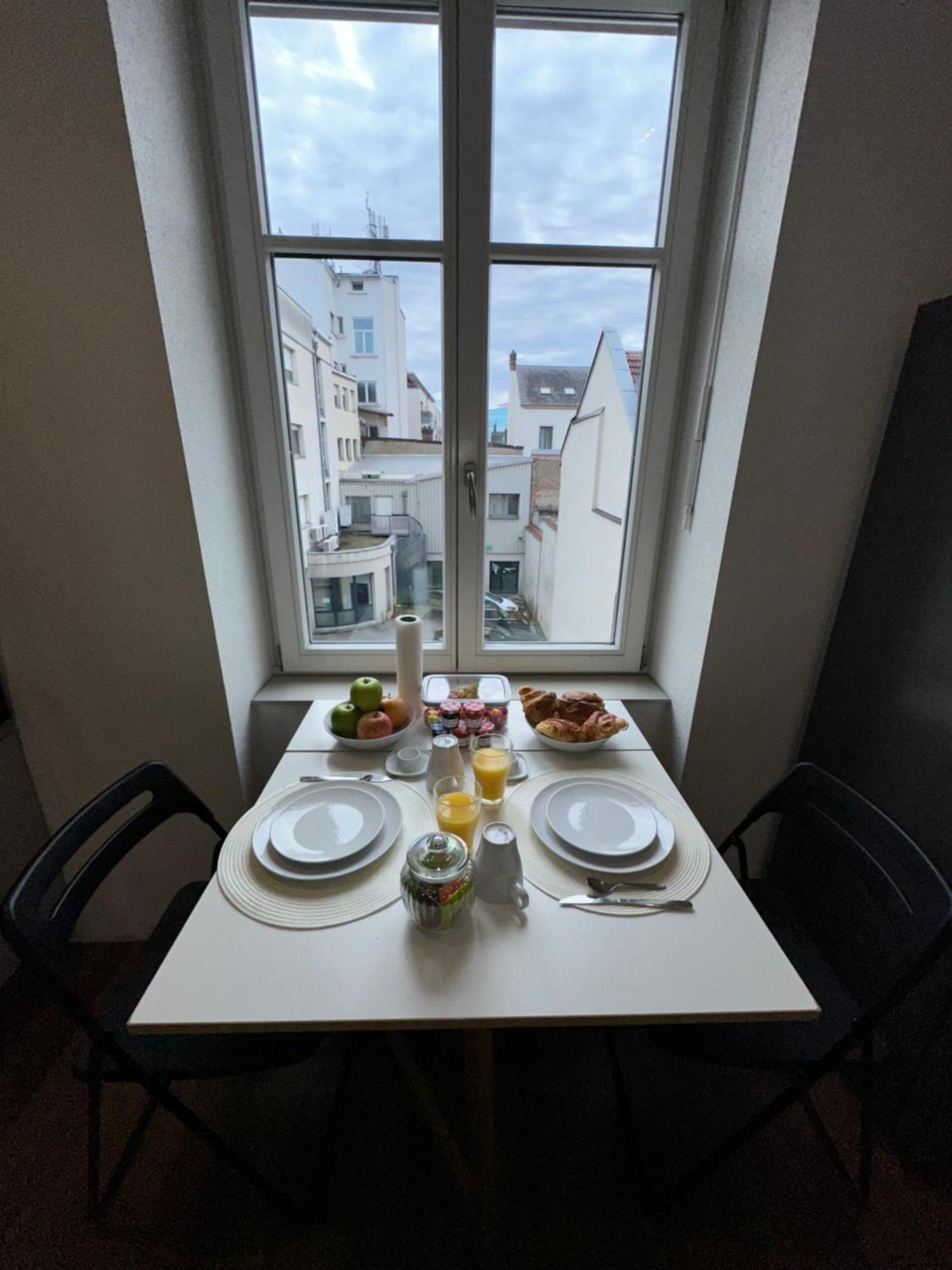 # Le 3 # Joli Appartement T3 Mulhouse Centre, Neuf, Calme Et Tout Equipe Exterior foto